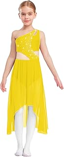 Riismen Vestido De Baile Lírico Clásico para Niñas Sin Mangas Vestido De Ballet con Bloques Colores Baile Latino Patinaje Artístico sobre