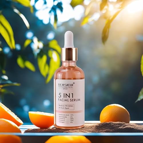 Miniatura 2 de Suero de vitamina C para la cara, suero facial antienvejecimiento con vitamina C, ácido hialurónico, vitamina E, suero radiante para manchas