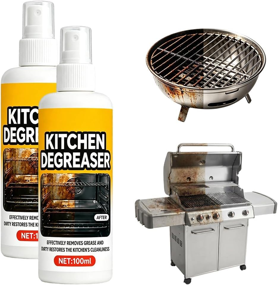 Oven Cleaner, 2027 New Kitchen Degreaser Spray，2PCS