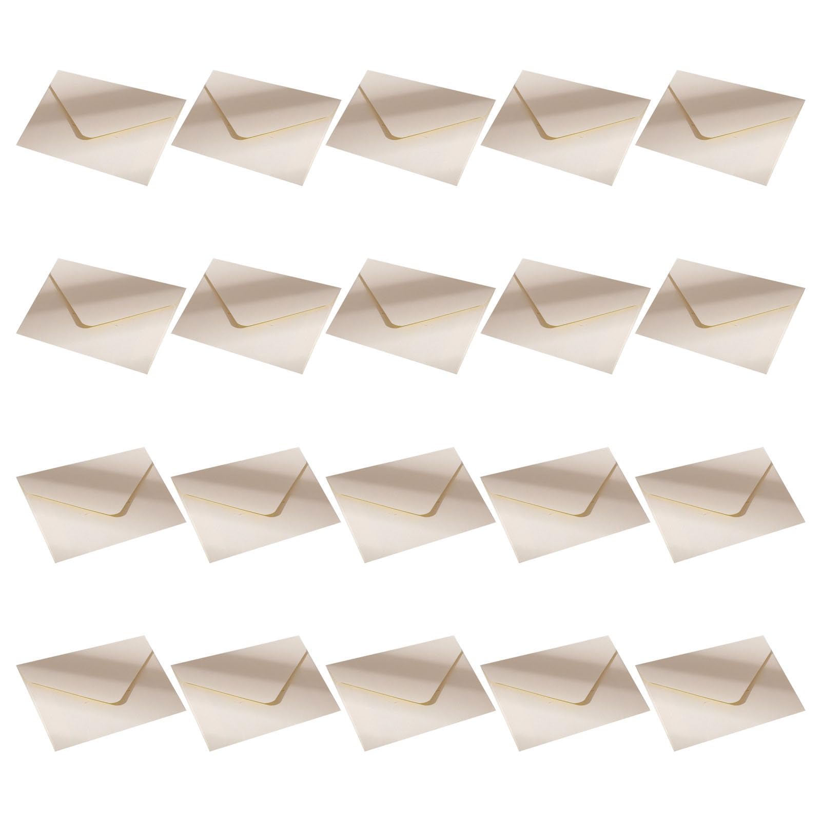 RBRMHM 20Pcs Vintage Handmade Envelopes 4x2.76Inch Small Envelope Gifting Card Holders for Wedding Invitation Greeting Card