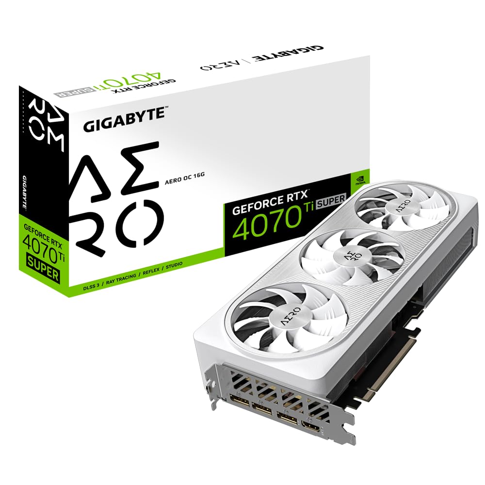 美品！GIGABYTE GeForce RTX4070Ti AERO OC 12 Amazon.com: Gigabyte GeForce RTX 4070 Ti Super AERO OC 顯示卡