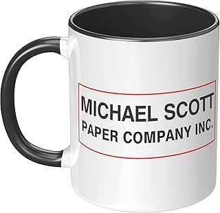 Absurd Ink Michael Scott Paper Company Mug (Black)