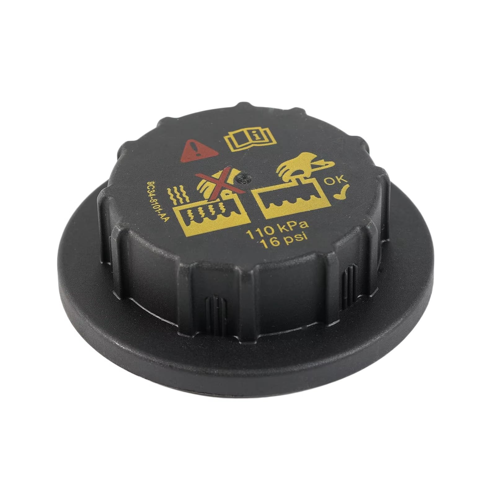 Compatible con Lincoln MKT 2010 2011 2012 2013 2014 2015 9C3Z8101B Tapa del depósito de expansión del radiador de refrigerante