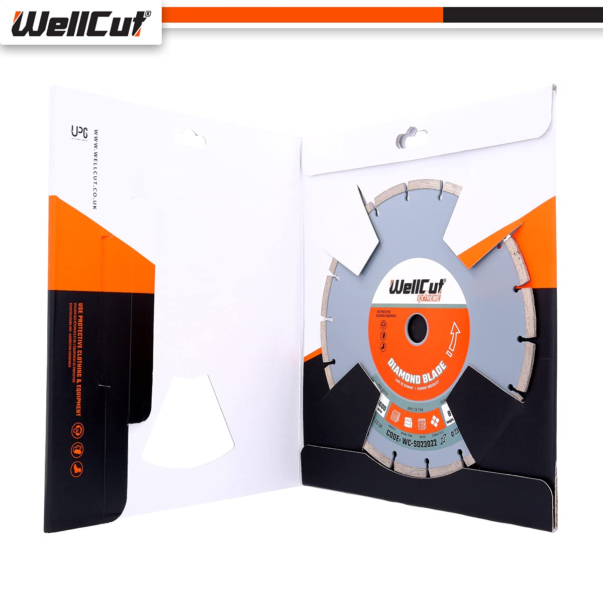 WELLCUT WC-SD23022 diamentowe ostrze ekstremalne 230 mm x 22,23 mm otwór