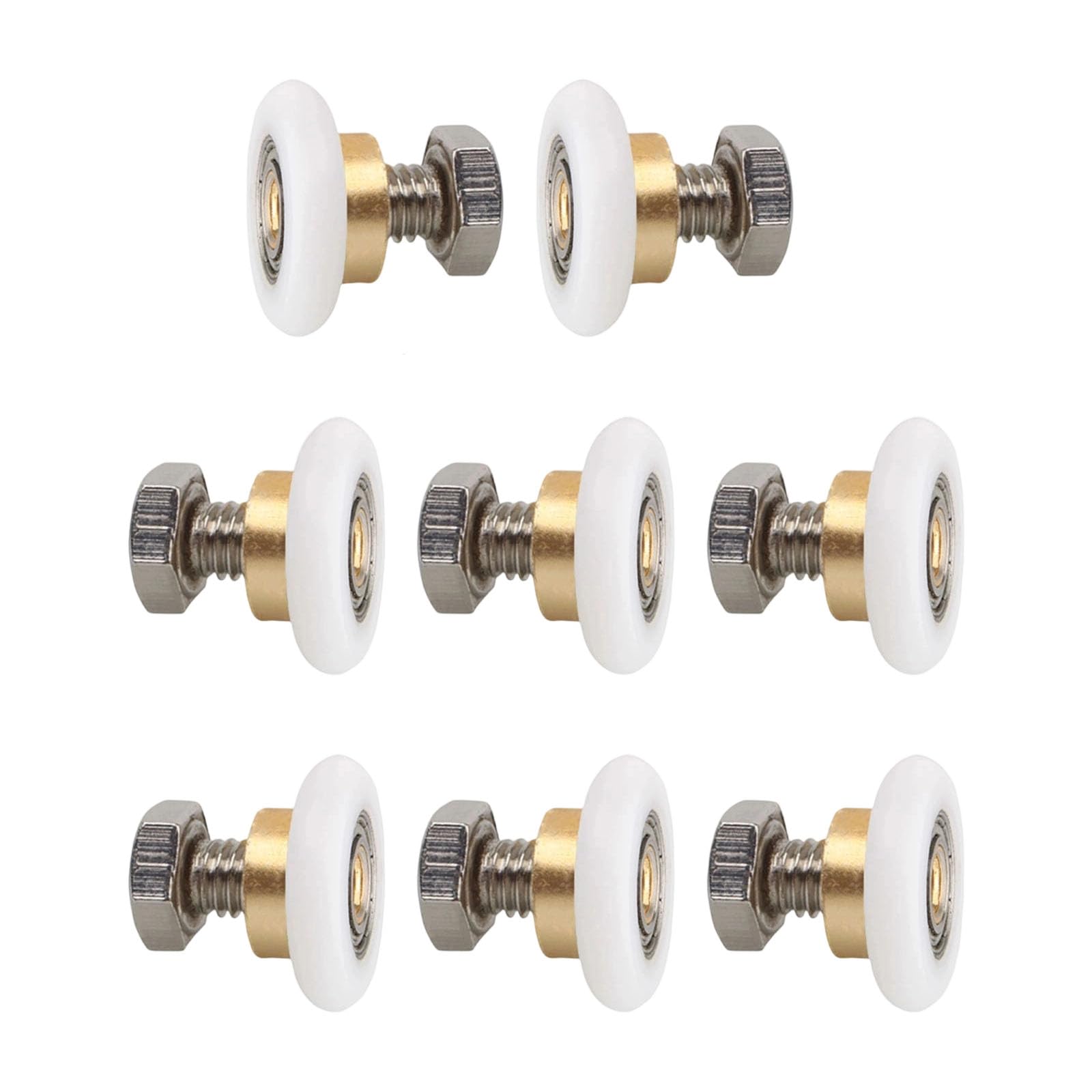 Geavonyg Multicolor Effortless Nylons Roller For Bathroom Sliding Glass Door Long Lasting Bathroom Roller