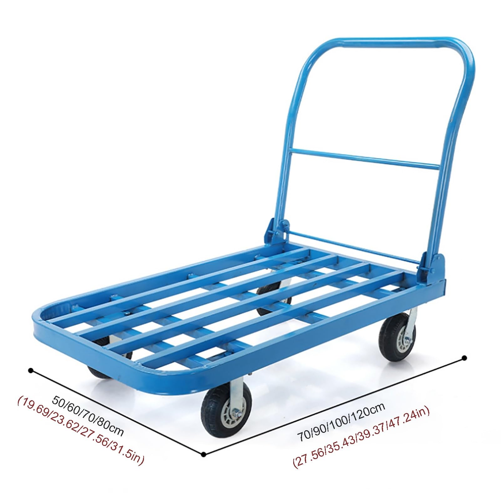 Wózek platformowy z cichymi kółkamiService Dolly do Ga & GardenEasy Transport Platform Truck for Fur & Equint Moving