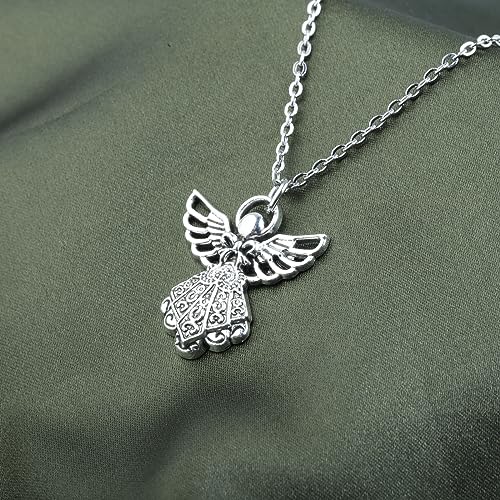 BLEOUK Hug From Heaven Necklaces Gift Birthday Christmas Wedding Keepsake Letter From Heaven Sympathy Condolence Gift2