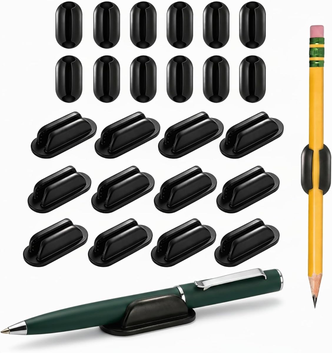 24 Pack Adhesive Pencil Holders