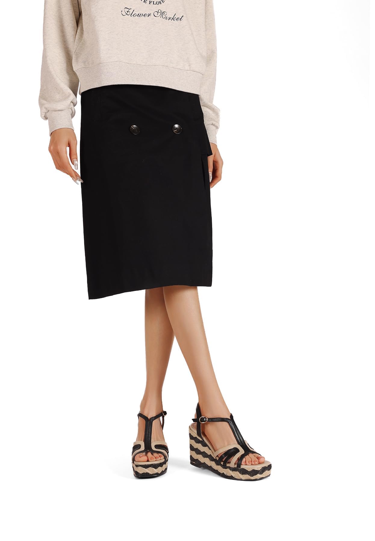 QUEEN HELENA Zeppe Donna Sandali Alti con Cinturino ZM9939