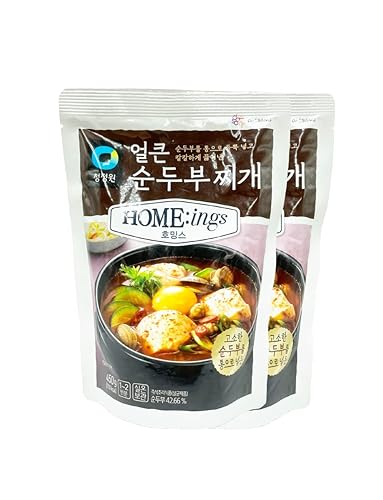 (paquete de 2) Chung Jung One Coreano Estofo de sopa 450 g15.8 oz (tofu suave picante)