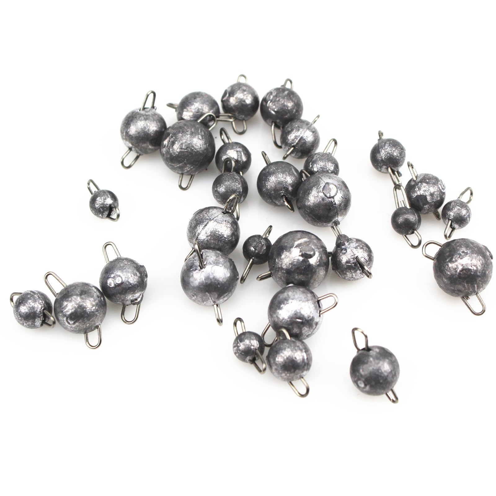 Plombs de pêche Plat, 9 pièces 52-54g, dans l'emballage d'origine