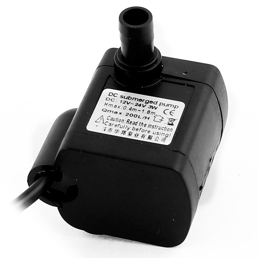 Aexit DC 12V-24V Pumps 3W Solar Mini Submersible Pump for Aquarium Fish Tank Drum Pumps Fountain Pond