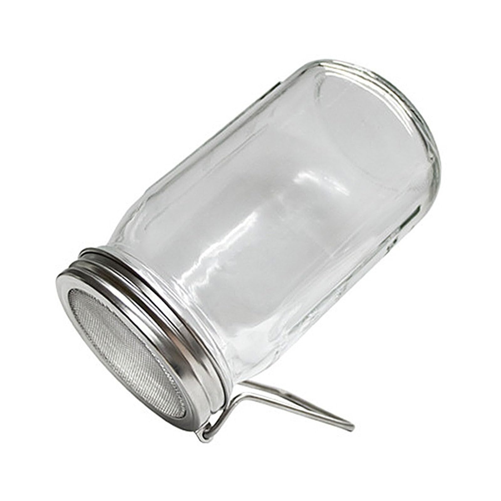 Mouthes Masons Jar Stainless Steel Lid Set Includes Filter Screen and Sprouting Cap for Seeding Stone Sprouting Lid