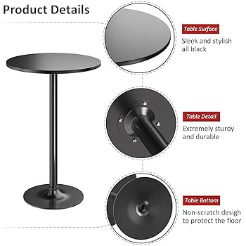 純正ケース付き！BAR COUNTER TABLE SMBT×NTF Amazon.com: Furmax Bistro Pub Table Round Bar Height