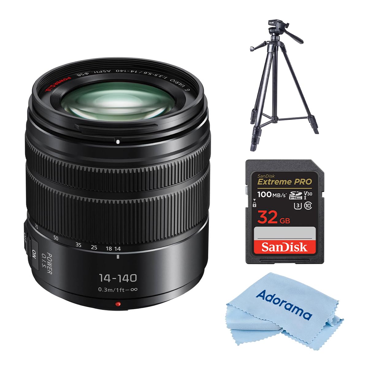 Amazon | パナソニック Lumix G Vario 14-140mm 望遠ズーム