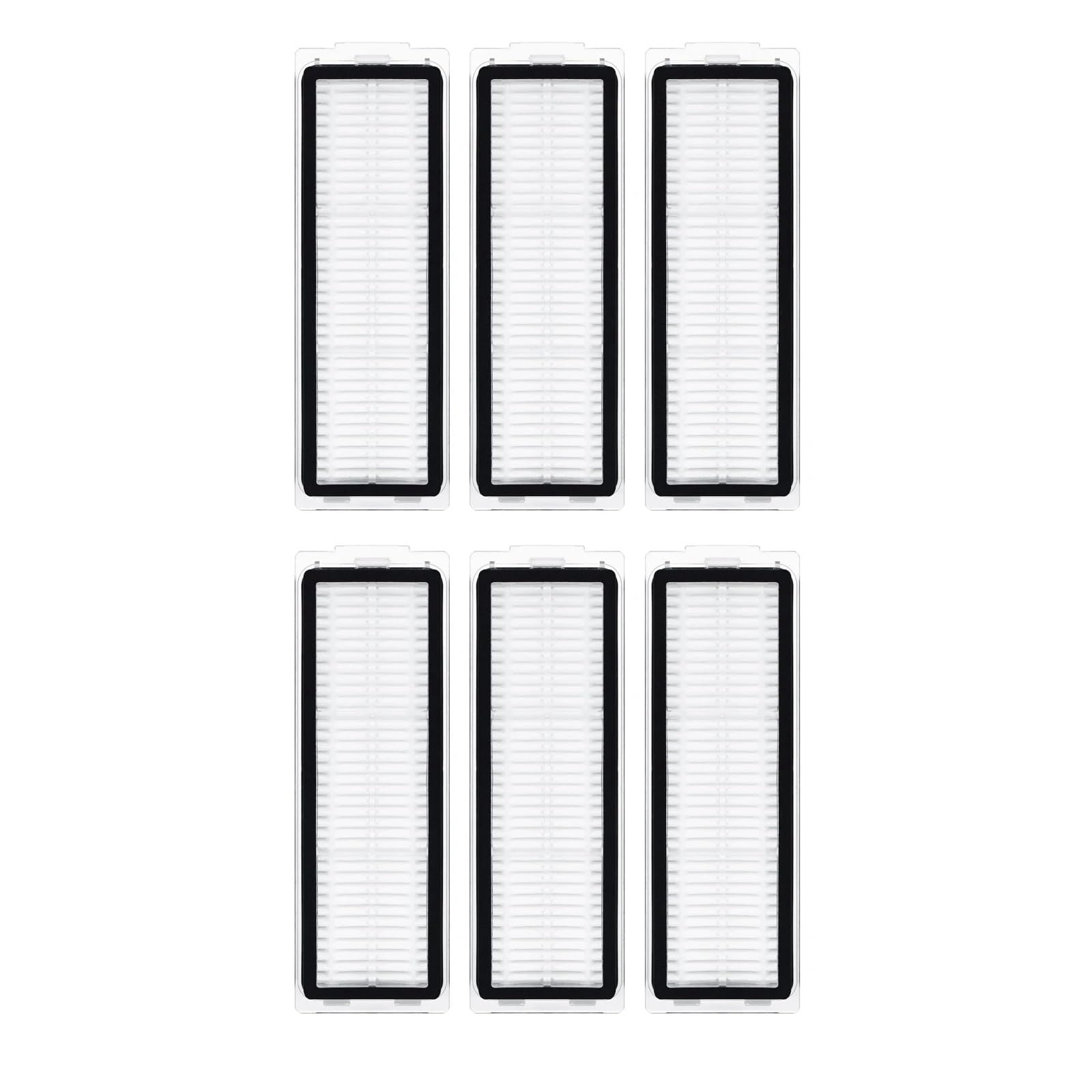 Qklyxr robot vacuum mop cloth Hepa Filter Accessories, for Xiaomi, for X20 Max/Pro, for Mijia M30 Vacuum Replacement, Washable And Reusable(6pcs Filter X20)
