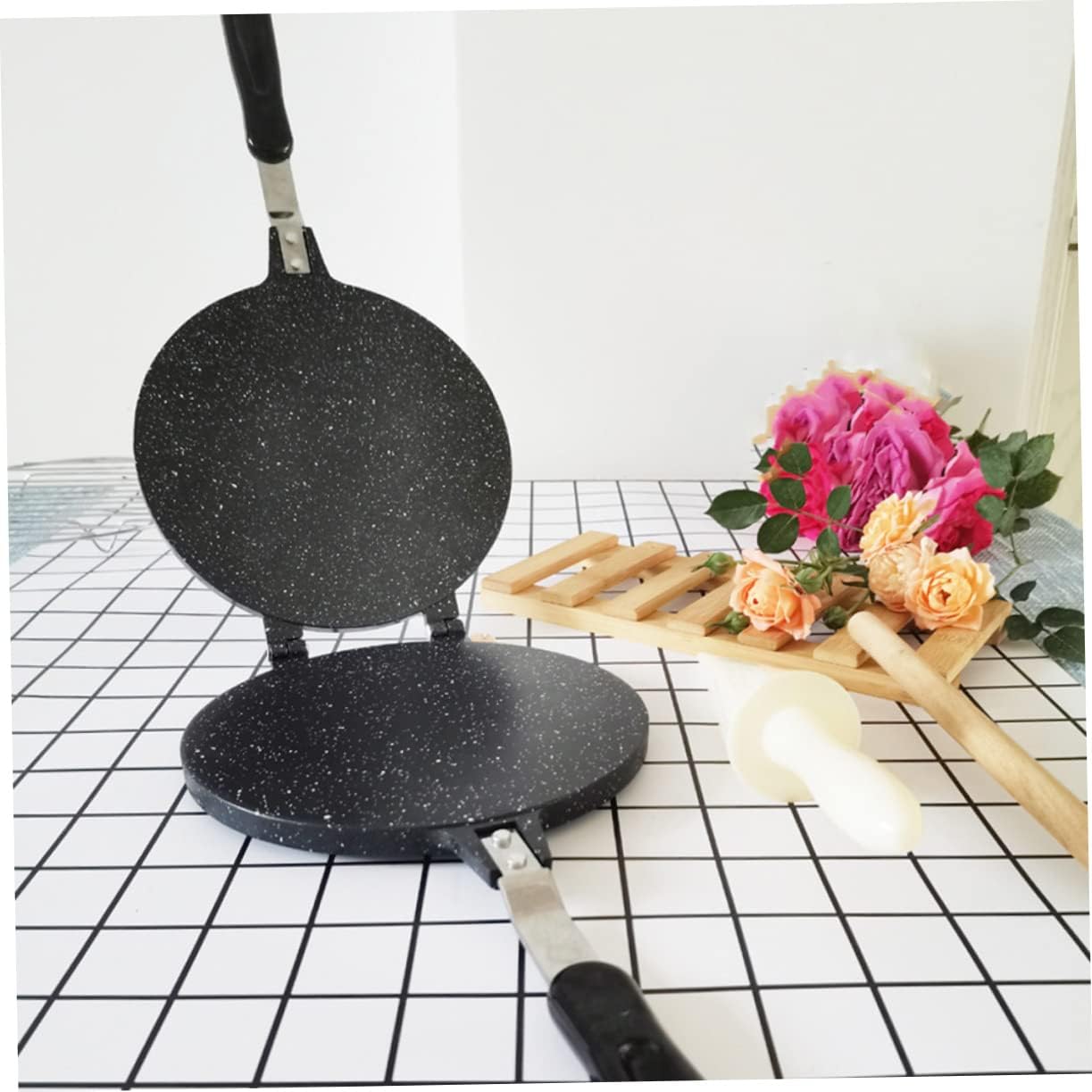 Baking Tool Maker Double-sided Waffle Maker Non-stick Mold Grill Press