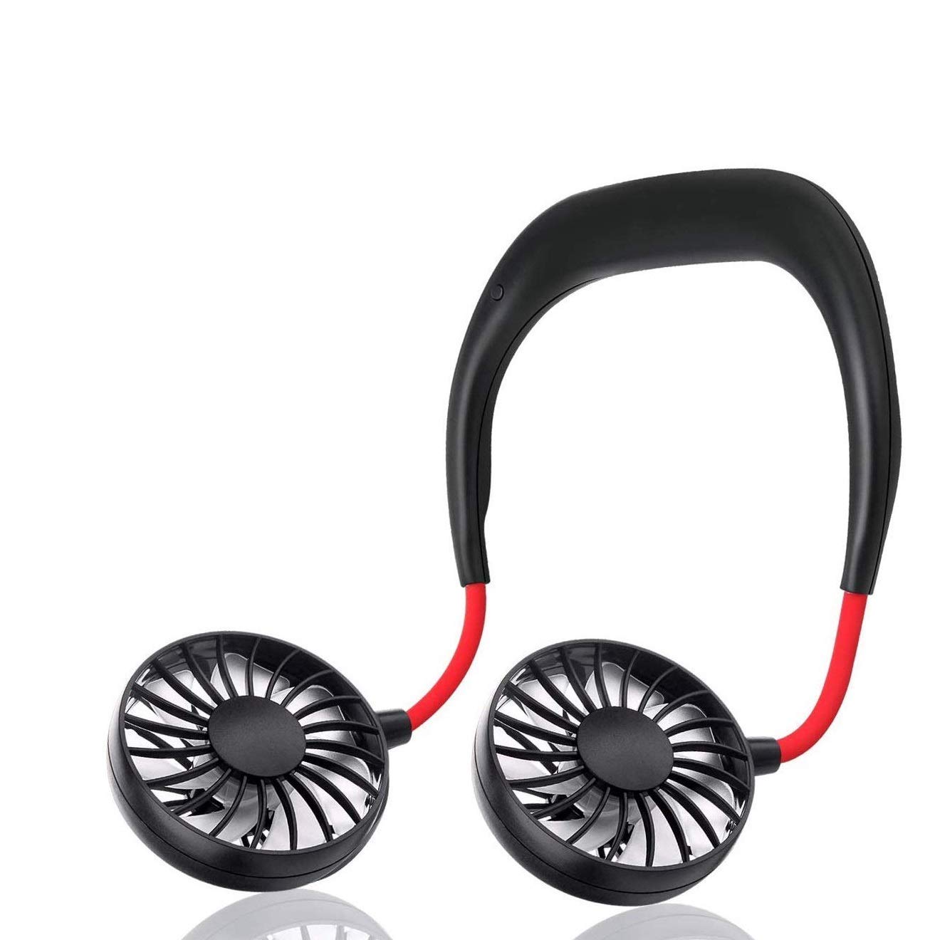Drumstone Lazy Neck Hanging Fan Dual Cooling Mini Fan USB Rechargeable Desk Fan Wearable Neckband Fan for Sports While Running Reading Fans for All Men & Women (B0BZ933MZQ) Amazon Price History, Amazon Price Tracker