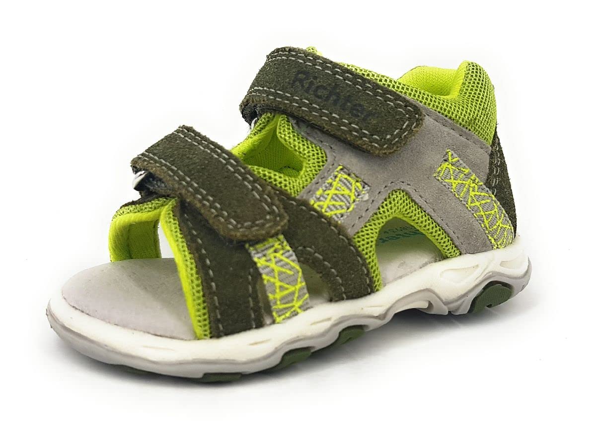Richter Kinderschuhe Kleinkinder Lauflern Sandalen Sandale Grün Freizeit