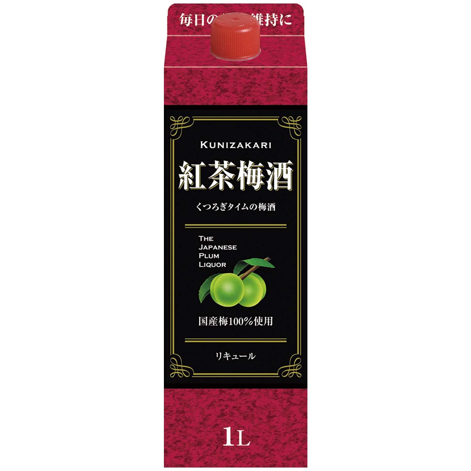 Amazon.co.jp: 中埜酒造 國盛 紅茶梅酒パック [ リキュール 1000ml