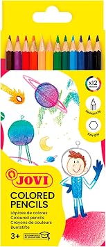 Jovi 730/12 crayons, Assorted Colours, 12 stuck 1er Pack