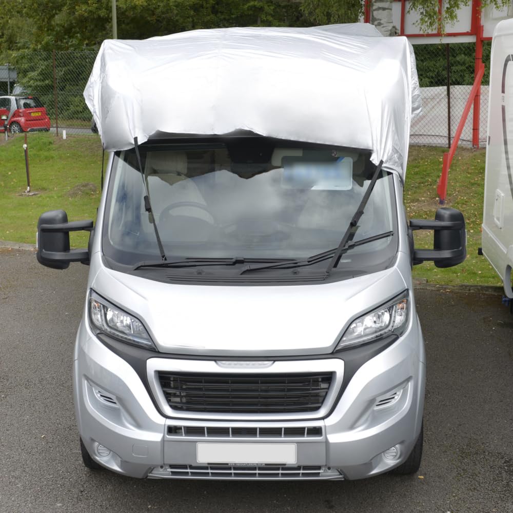 Cubierta de techo para autocaravana, impermeable, resistente, color plateado, de 5,7 m a 6 m