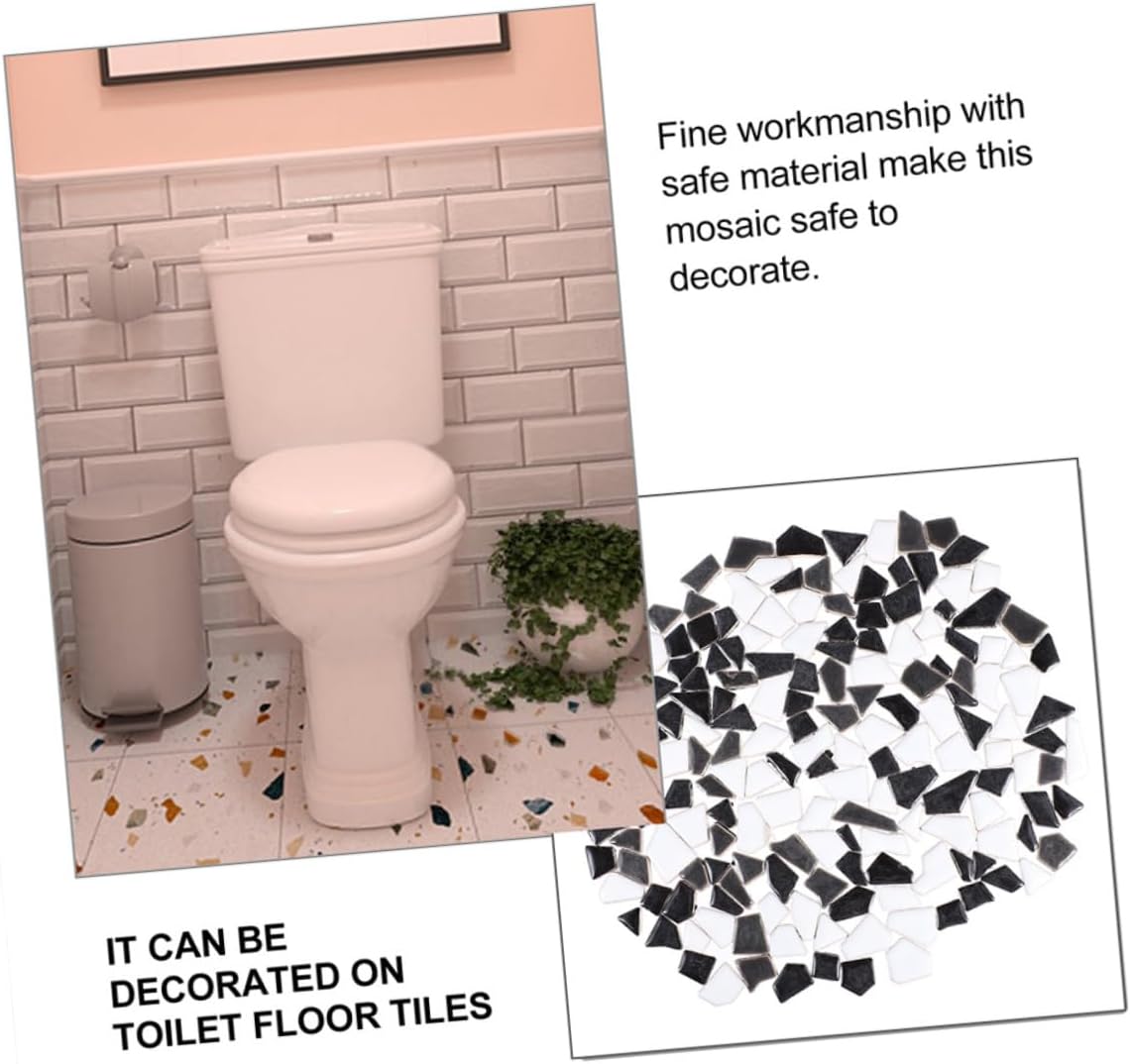 STOBAZA Irregular Ceramic Mosaic Tiles Bag DIY Home Decoration Handmade Tile Creative Porcelain Mosaic for Craft Projects and Vase Art