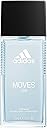 Adidas Moves Him Body Fragrance 2.5 fl oz (Pack of 1) , Notes of Green Apple, Cedarwood, Musk, Men's Fragrance, Long Lasting, Sporty Fragrance, Travel Size