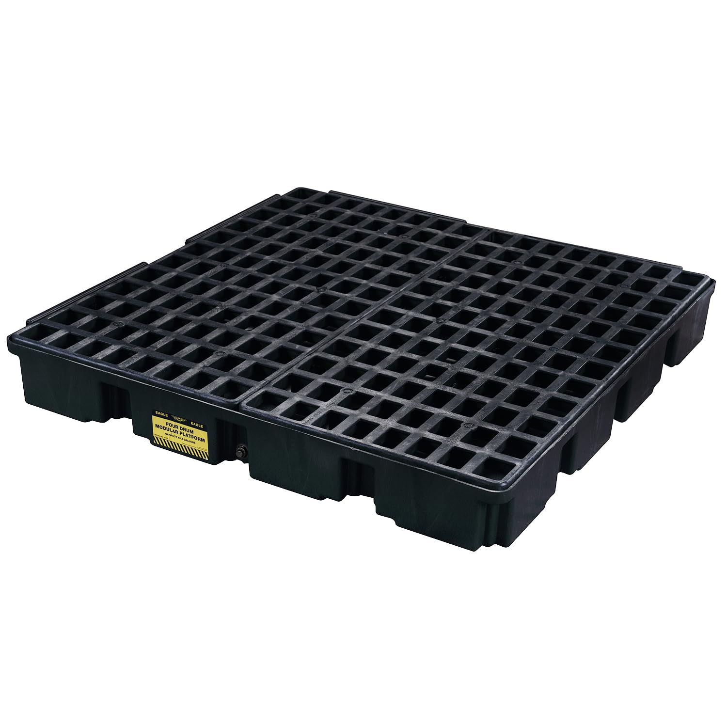 Eagle 2 Drum Spill Containment Pallet with Drain, Forklift Pockets, Yellow — Amazon image 27
