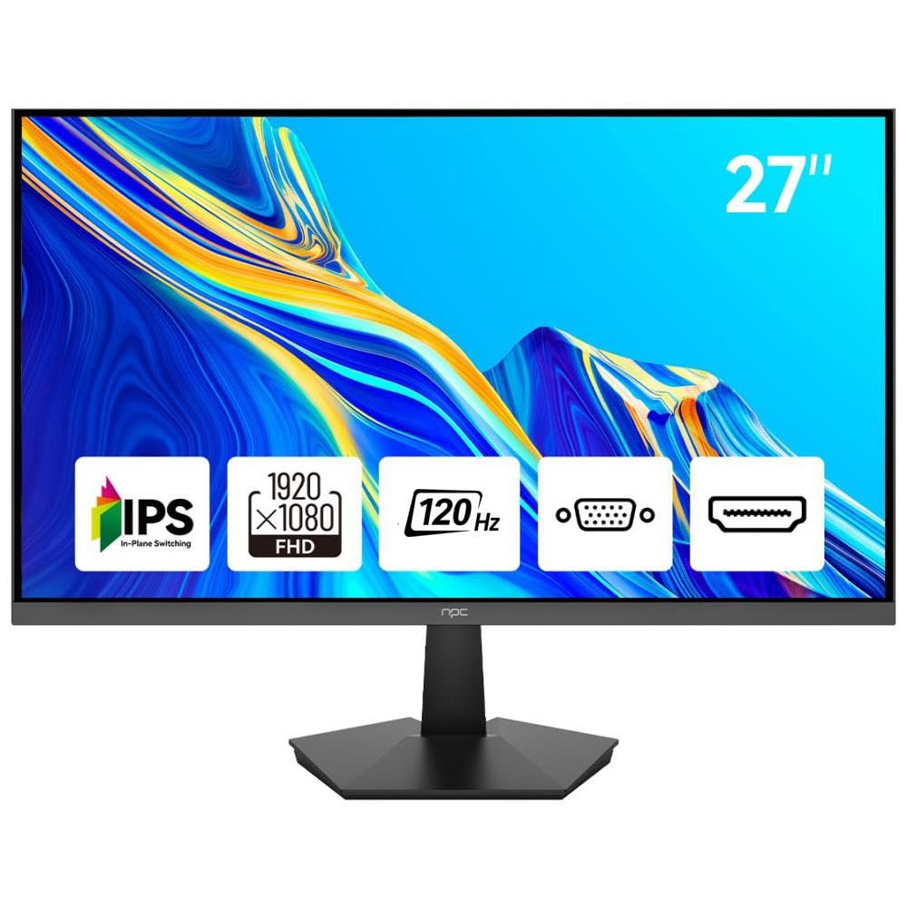 NPC MF2708-A V2 27" 120Hz 5ms IPS Monitör - Full HD 1920x1080, HDMI VGA, Monitör