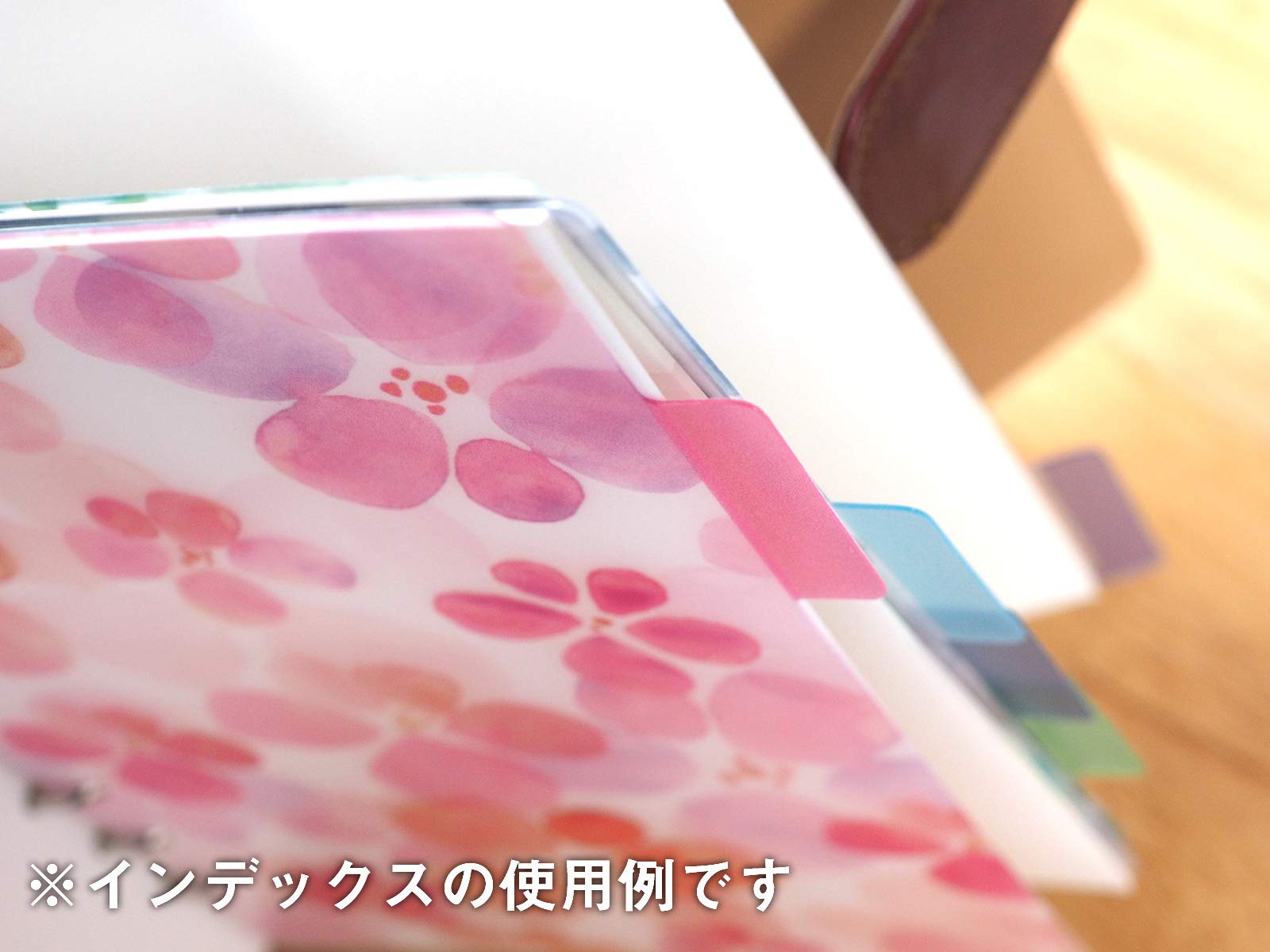 Amazon.co.jp: TSUKURIRO グリーン プラスチック インデックス 6穴