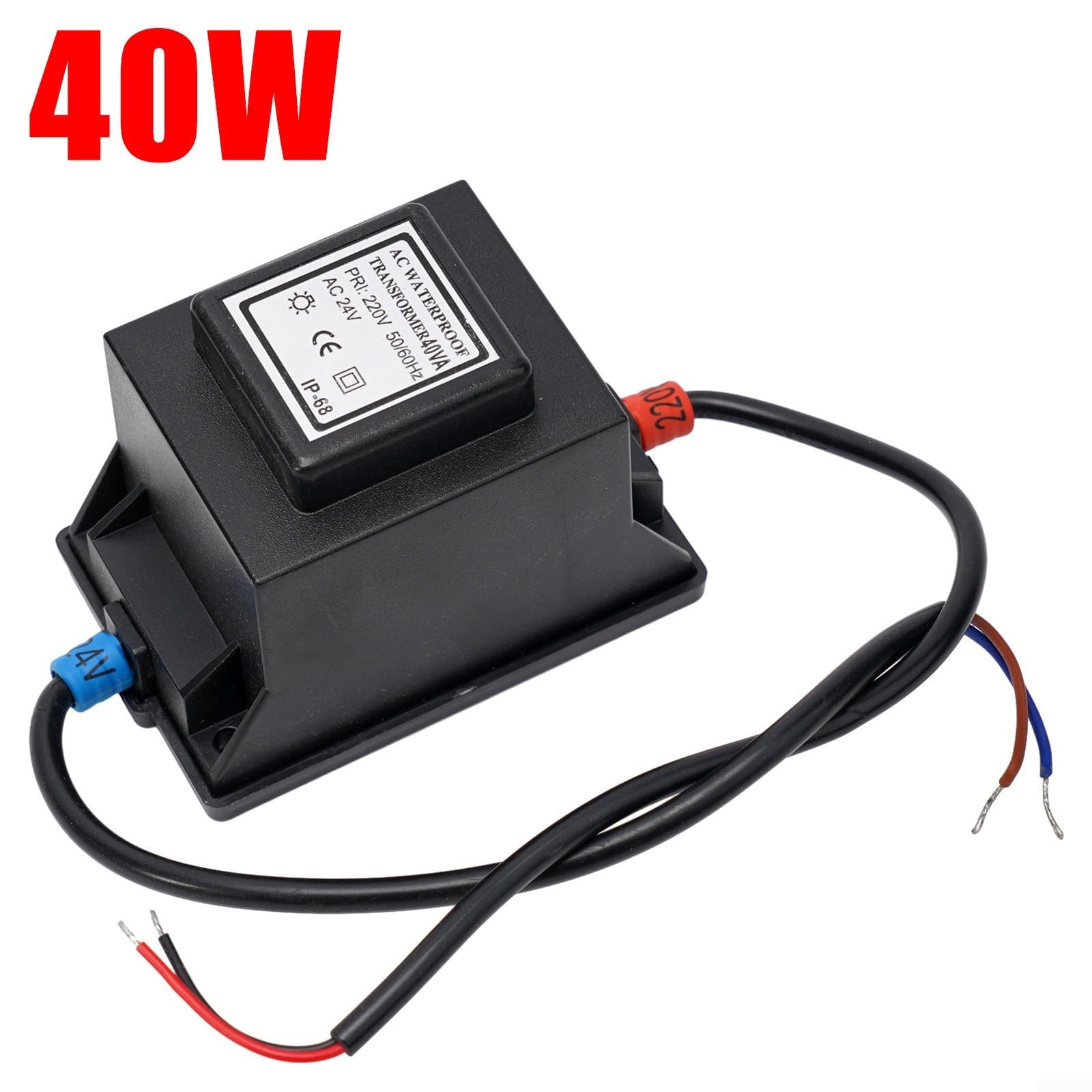 IP67 AC 24V Transformator für LED Außen 5-80W(80W)