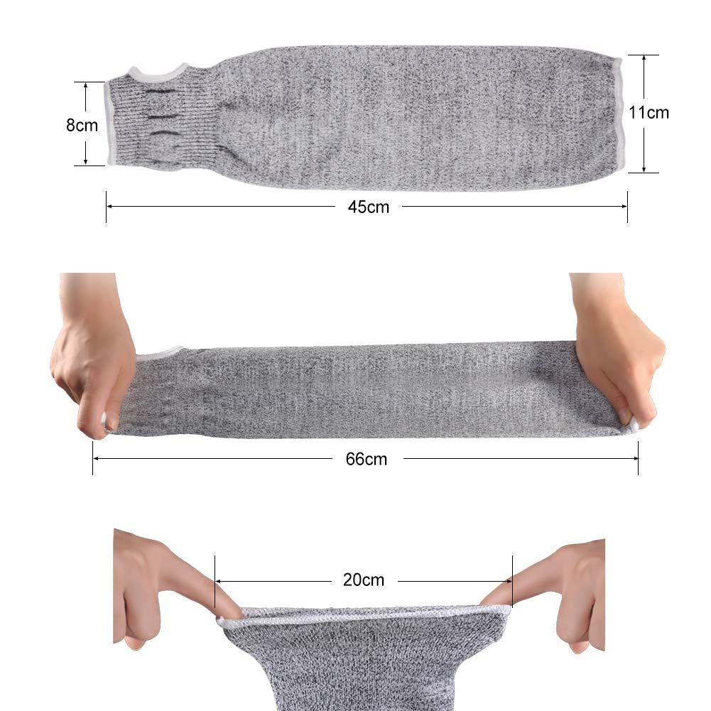 Manchons Résistants Aux Coupures Pour Bras - Protections Anti-abrasion Jardinage, Soudage, DIY Avec Trou Pour Pouce