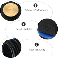 Vista 4 de 20 boquillas atomizadoras ajustables de 1/2 pulgada de 360 grados para jardín, agricultura, sistema de riego de césped (20 juegos)