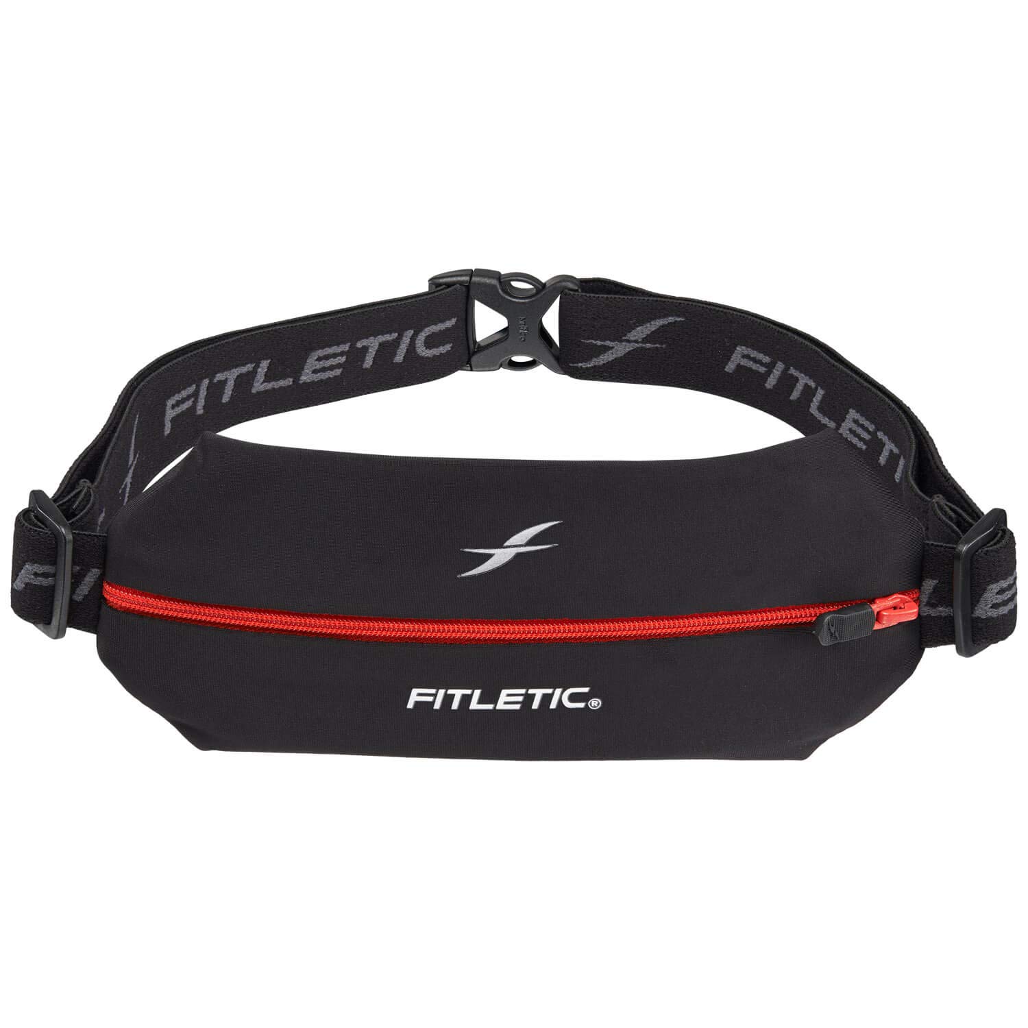 Fitletic Mini Sport Pouch, Black/Red,One Size Fits All