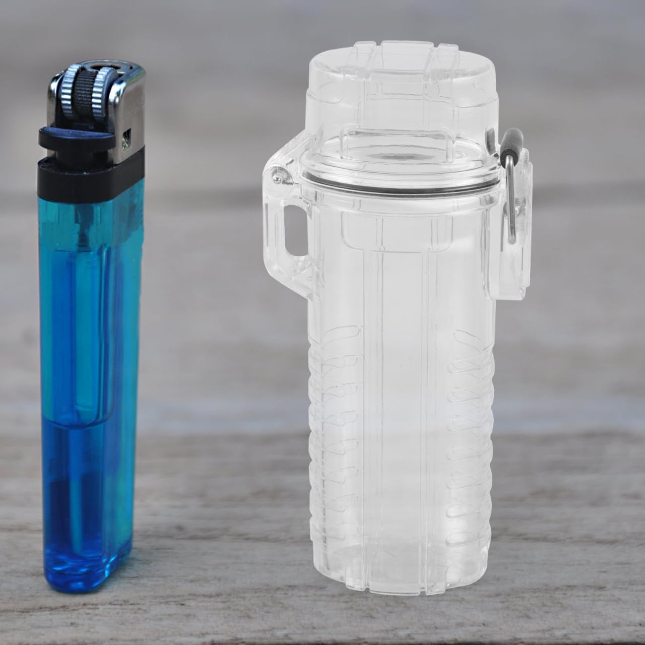 NOLITOY Clear Lighter Case Cover Lighter Protective Sleeve Storage Holder for Cigarette Portable Pocket Protector Compact Lightweight Accessory for Outdoor Use 3.54 X 1.65 X 0.62 in image 2
