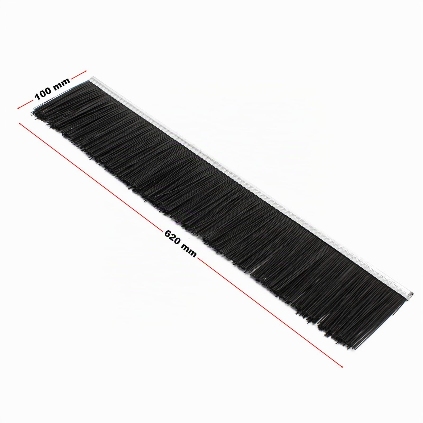 Wiltec Spazzole di ricambio 62 cm per spazzatrice da prato da 120 cm 4 pezzi Trattorino tosaerba