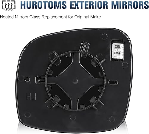 Miniatura 5 de Espejo calefactable del lado izquierdo y del pasajero derecho sin atenuación automática para Chrysler Town & Country para Dodge Grand Caravan para