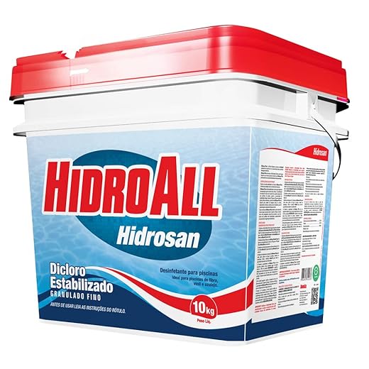 HidroAll Balde cloro granulado Hidrosan Plus HidroAll - 10 kg