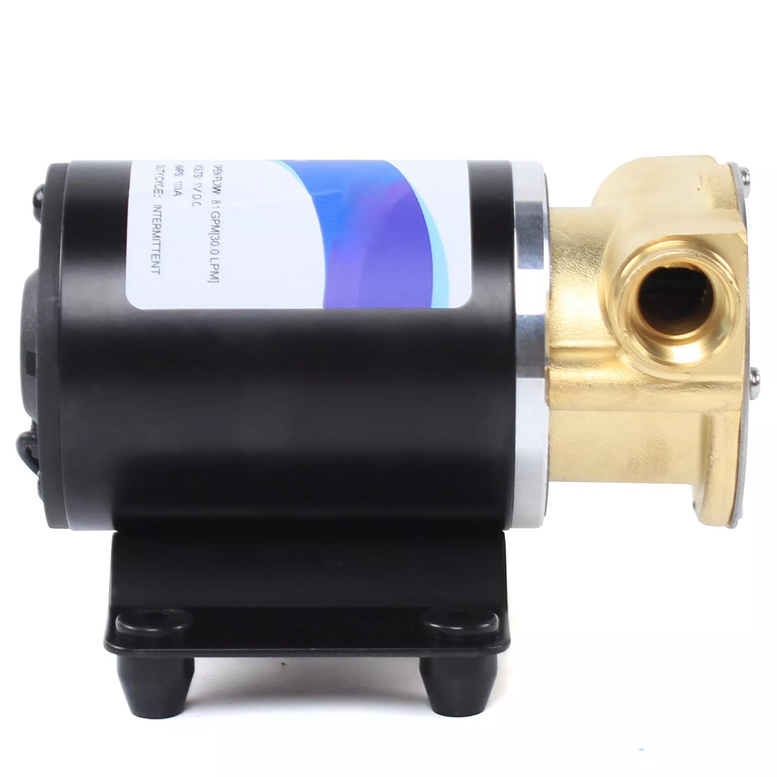Pompa dell'acqua autoadescante da 120 W, pompa di sentina autoadescante, pompa con girante in rame, adatta a vari compiti di pompaggio e drenaggio nella vita di tutti i giorni, incluso il drenaggio