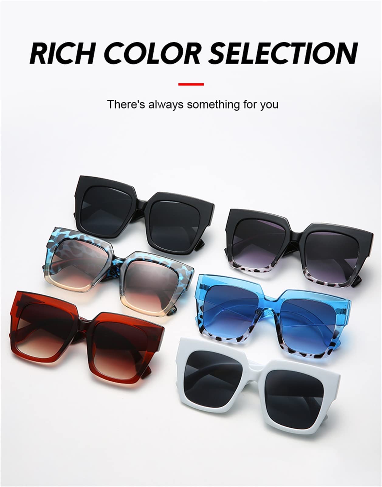 Unisex Retro Square Oversized Wide Leg Sunglasses UV Protection Amazon.com: MTONY Wide Leg Big Frame Sunglasses for Men  main image 2