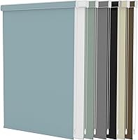 Vista 49 de MYshade - Persianas enrollables opacas personalizadas con cordón para ventanas, tela impermeable, fáciles de instalar