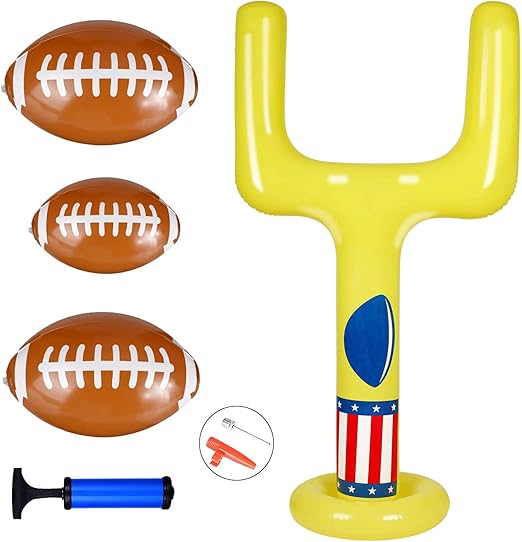 Inflatable Football Goal Set, Inflatable Jumbo Football