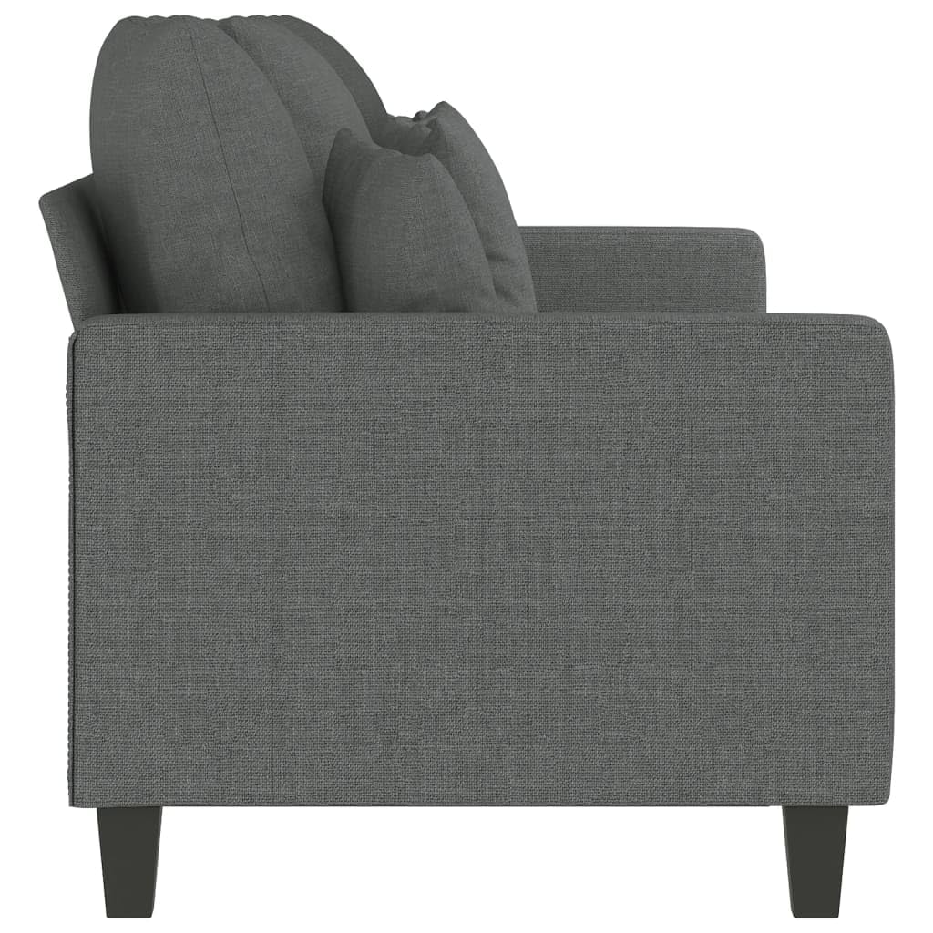 sofás de Dos plazas,Sofa 120 cm,Sofa Cama Dos plazas,Sofá de 3 plazas de Tela Gris Oscuro 180 cmAdecuado para salón, Dormitorio