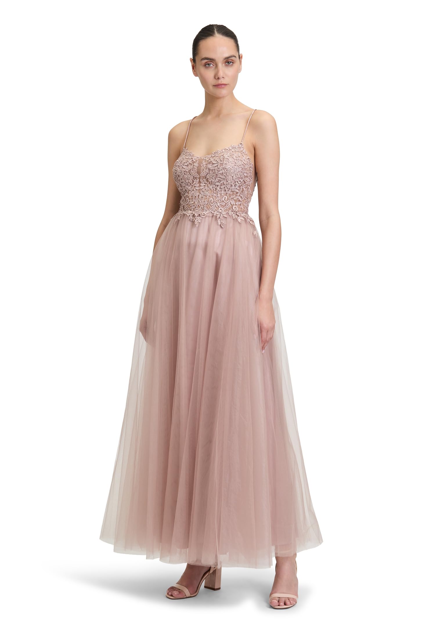 Vera Mont Damen Abendkleid mit Stickerei