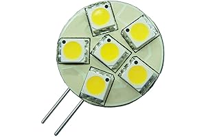 6-Pack 1.5W G4 Bi Pin LED Bulbs - Enhancing Low-Voltage Illumination