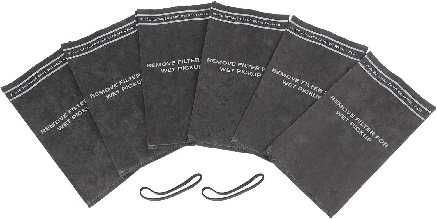 Replacement Wet/Dry Filter Bag for WS01025F2, Compatible with For MultiFit VF2000 2.- Gallon Shop Vacuums, Includes Mounting Band, Fits Workshop and For Craftsman Models