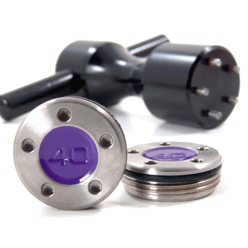 19th Hole Custom Shop 2 of 40g Purple Weight for Scotty Cameron Putters with Wrench Tool