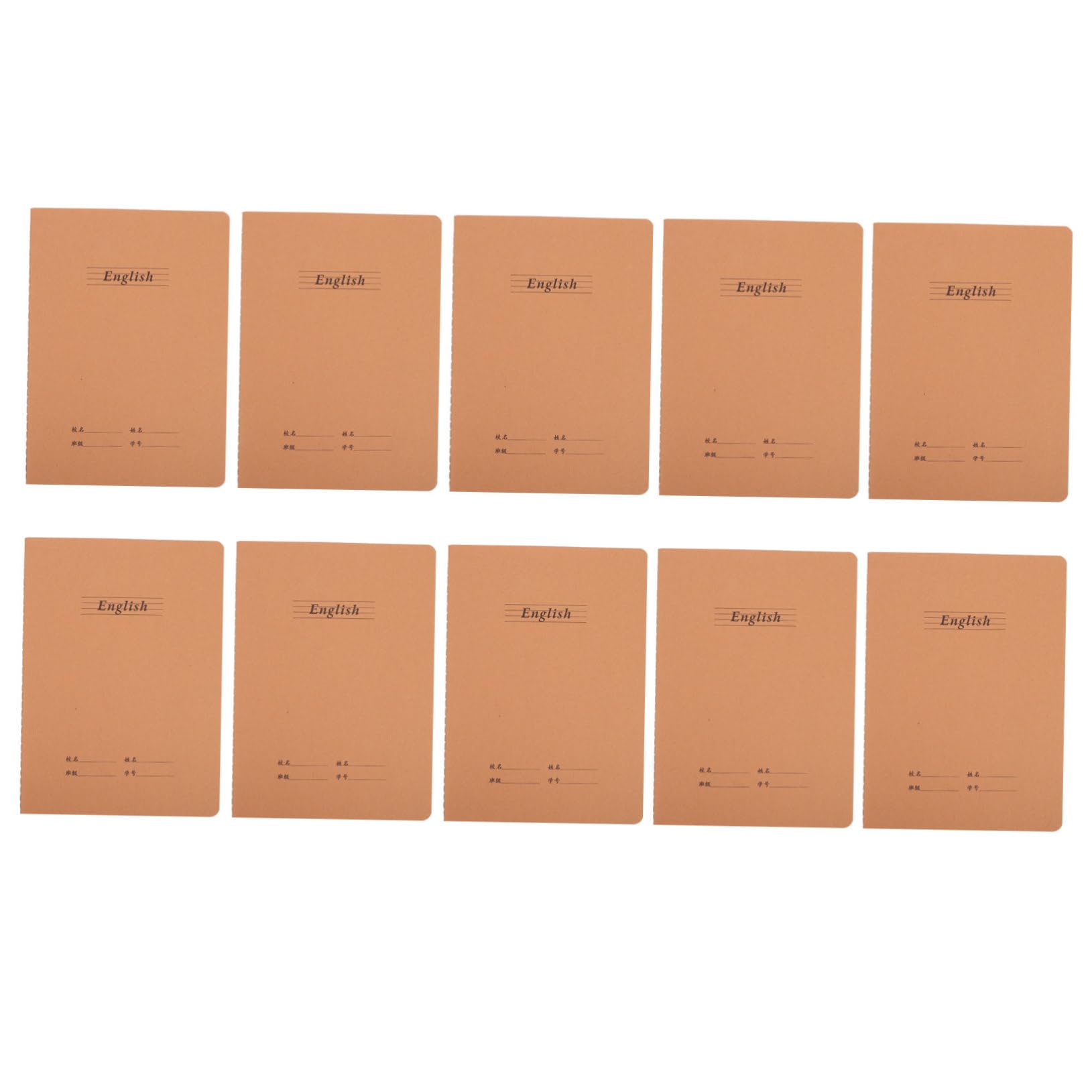 Schüler Übungshefte 10 Stück Papier, Englische Notizbücher für Schulbedarf | Schüler Übungshefte, Einschulung Feier, Notebook, Schule Zubehör, Schulutensilien, Süße Schulsachen