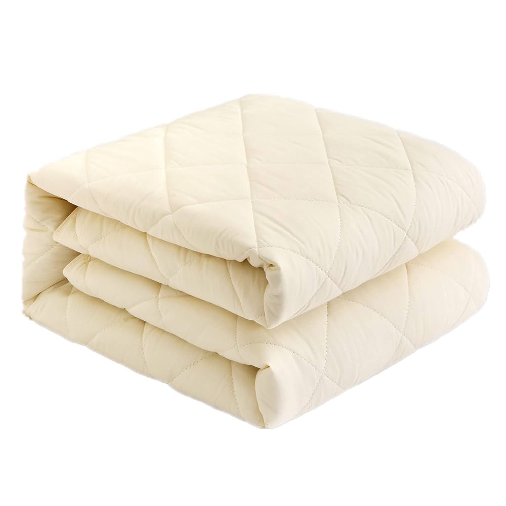 絶版 帝人テビロン マルショー 健康寝具 敷きパッド クリーム